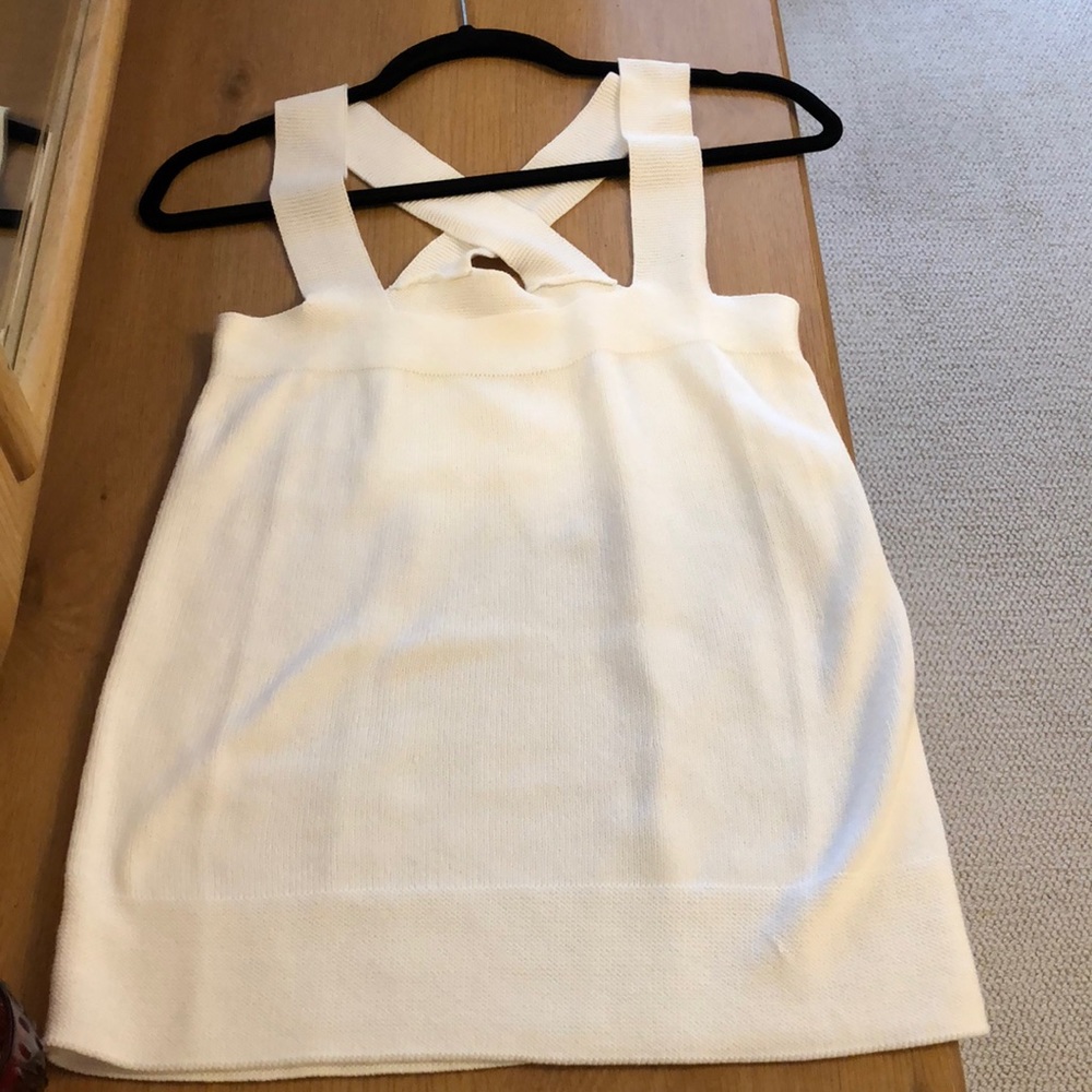 NWT - LOFT Cross Back Sweater Tank Top